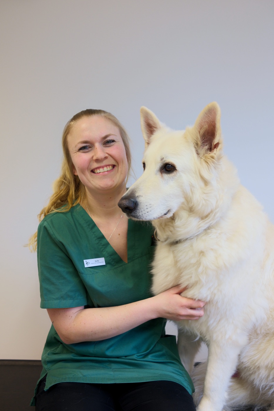 Sofie, Veterinærsygeplejerske hos Bistrup Dyreklinik